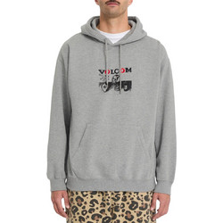 Volcom Ανδρικό Φούτερ με Κουκούλα & Τσέπες Γκρι A4112627-HGR