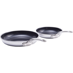 GreenPan Σετ Τηγάνια από Ανοξείδωτο Ατσάλι 2τμχ CC005002-001