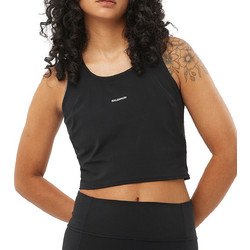 Salomon Γυναικείο Αθλητικό Crop Top Μαύρο C25333