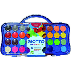 Giotto Σετ Νερομπογιές με Πινέλο 36 Χρώματα 353600