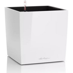 Lechuza Cube Premium 30 Αυτοποτιζόμενη Γλάστρα Εσωτερικού Χώρου Τετράγωνη Πλαστική Λευκή 29.5x29.5x30cm 16460