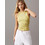 Calvin Klein Γυναικείο Καλοκαιρινό Top Ριπ Κίτρινο J20J225301-LIN