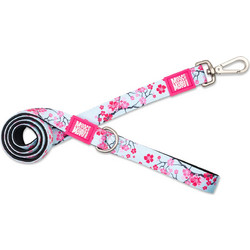 Max & Molly Cherry Bloom Λουρί Σκύλου 1.2m x 15mm Λευκό Ροζ