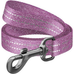Waudog Reflective Λουρί Σκύλου 5m x 15mm Μωβ