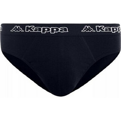 Kappa Ανδρικό Σλιπ Βαμβακερό Μαύρο 1111