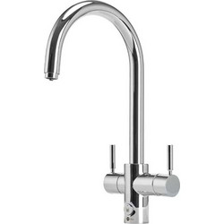 InSinkErator 45357-ISE+45094 Μπαταρία Κουζίνας Πάγκου Τριπλής Παροχής Ανάμεικτη Inox