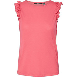 Vero Moda Γυναικείο Καλοκαιρινό Top Κοραλί 10307294
