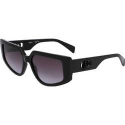 Liu Jo LJ801S 15001 Γυναικεία Γυαλιά Ηλίου Cat Eye Κοκάλινα Μαύρα με Μαύρο Φακό
