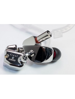Final A8000 Ακουστικά Ψείρες In-Ear Ασημί