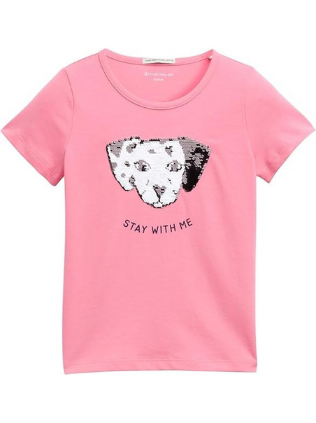 Tom Tailor Παιδικό T-Shirt Κοντομάνικο Φούξια 1045122