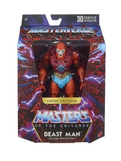 Mattel Masters of the Universe Vintage Collection Beast Man Savage Henchman Φιγούρα Δράσης για 6+ Ετών 18cm