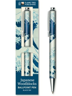 Flame Tree Publishing Katsushika Hokusai Στυλό Διαρκείας Μαύρο