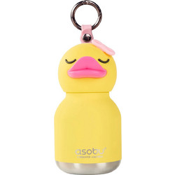 Asobu Mini Bestie Duck Παιδικό Παγούρι Θερμός Ανοξείδωτο BPA Free Κίτρινο 200ml