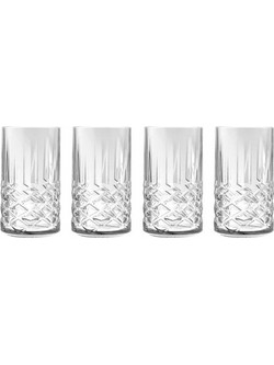 Royal Σετ Ποτήρια Νερού Γυάλινα Splendor 360ml 4τμχ 1005824