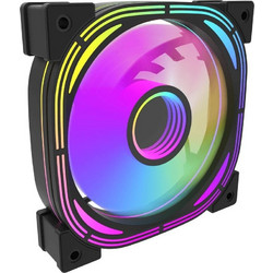 Darkflash Infinity 24R Pro Case Fan 120mm ARGB με Σύνδεση 3-Pin 4-Pin PWM Black