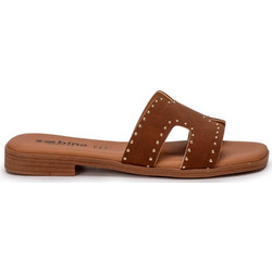 Sabino Γυναικεία Σανδάλια Suede Καφέ 1106-12
