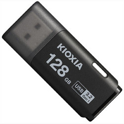Kioxia U301 128GB USB Stick 3.2 Gen 1 με USB-A Μαύρο