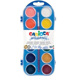 Carioca Σετ Νερομπογιές με Πινέλο 12x12 Χρώματα 12659-2
