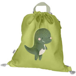 Sassi Cracky the Dinosaur Παιδική Τσάντα Πλάτης Γυμναστηρίου Lime DB3505