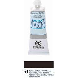 Ferrario Master 45 Raw Umber Ακρυλικό Χρώμα Ζωγραφικής 60ml