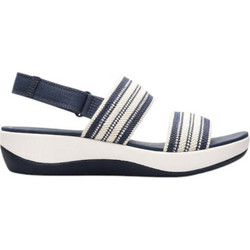 Clarks Arla Stroll Γυναικεία Σανδάλια Ανατομικά Μπλε 26181748
