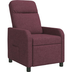 vidaXL Πολυθρόνα Relax Ανακλινόμενη Μωβ 42034932