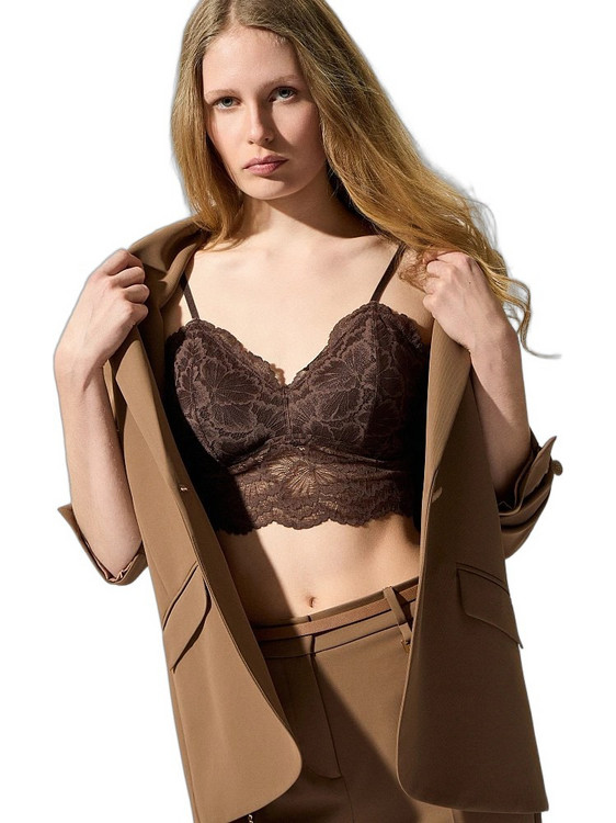 BSB Bralette χωρίς Μπανέλα Σοκολατί 055-126004