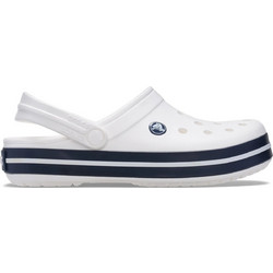 Crocs Crocband Clog Παιδικά Παπούτσια Θαλάσσης για Κορίτσι Λευκά Μαύρα 207006-126