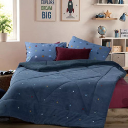 Nef-Nef Παιδικό Κουβερτοπάπλωμα Μονό 160x220 Dots Blue