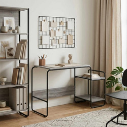 vidaXL Γραφείο Υπολογιστή Ξύλινο 131.5x50x75.5cm 8008053