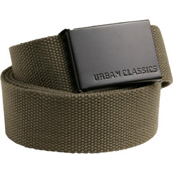 Urban Classics Ανδρική Ζώνη Υφασμάτινη Χακί TB305-00868