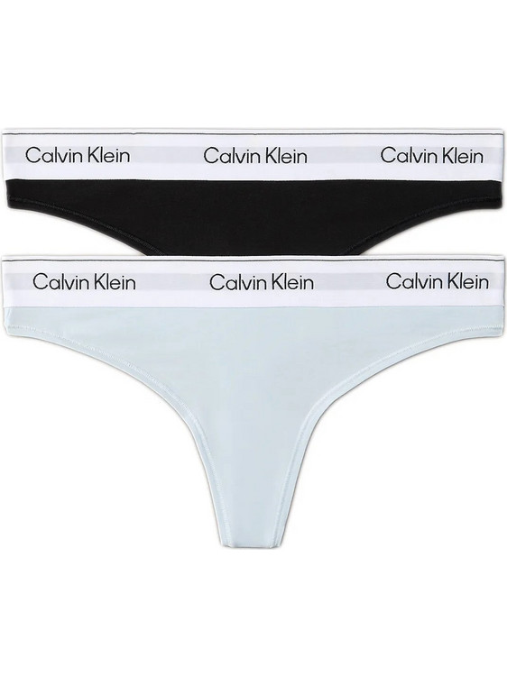Calvin Klein Βαμβακερά Γυναικεία String 2Pack LV00QF8834-PSO