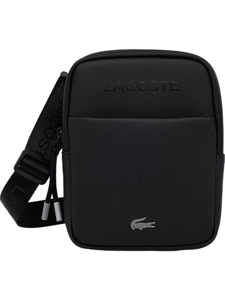 Lacoste Ανδρική Τσάντα Ώμου / Χιαστί Μαύρη NH5355SJ-000
