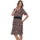 PNN Nightwear Zeina Mini Καλοκαιρινό Καθημερινό Φόρεμα Μεταξωτό Μπορντό 0263-4005-1