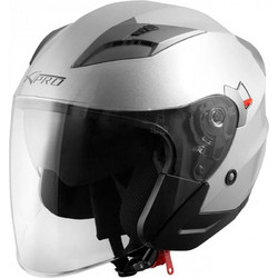 A-Pro Kinetic Silver Κράνος Μηχανής Jet