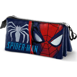Karactermania Spider-Man Gaze Κασετίνα με 3 Θήκες Navy Μπλε 10080