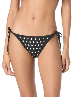 Michael Kors Bikini Slip Μαύρο Ασημί MM10121-001