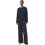 Tommy Hilfiger Σετ Γυναικείες Πιτζάμες Χειμωνιάτικες Βαμβακερές Navy Μπλε UW0UW06600-05F