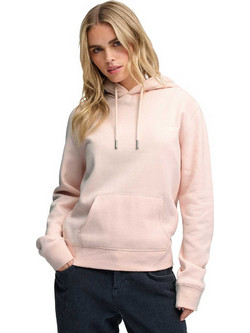 Superdry Γυναικείο Αθλητικό Φούτερ με Κουκούλα Ροζ W2012779A-L3Q