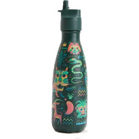 Chilly's Original Kids Safari Παιδικό Παγούρι Θερμός Ανοξείδωτο BPA Free Κυπαρισσί 350ml