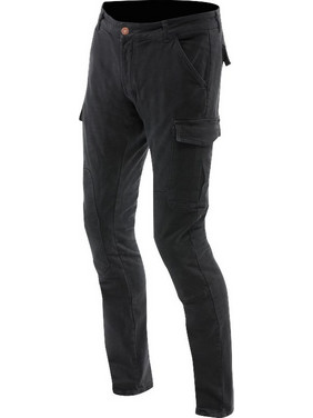 Dainese Cargo Slim Tapered Ανδρικό Παντελόνι Μηχανής Jean Καλοκαιρινό Μαύρο