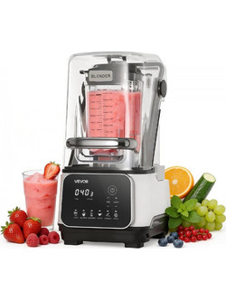 Vevor DJYZSBJBJ2L1AURSF001V2 Μπλέντερ για Smoothie με Γυάλινη Κανάτα 2lt 2200W