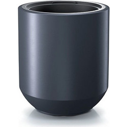 Prosperplast Heos Γλάστρα Στρογγυλή Πλαστική Ανθρακί 39x44cm