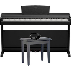 Yamaha YDP-146B Bundle 1 Ηλεκτρικό Πιάνο Όρθιο με 88 Βαρυκεντρισμένα Πλήκτρα Black