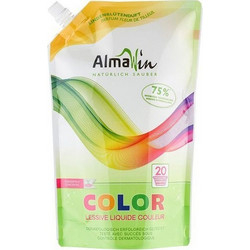 AlmaWin Color Υγρό Απορρυπαντικό Πλυντηρίου Οικολογικό για Χρωματιστά 20 Μεζούρες 1.5lt Refill