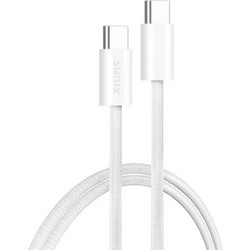 Sunix 70040965 Braided USB-C to USB-C 60W 2m White