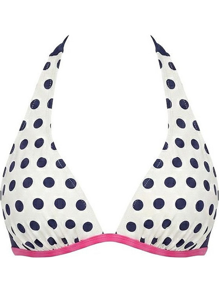 Marko Hasanna Bikini Top Τριγωνάκι με Ενίσχυση Λευκό M-809