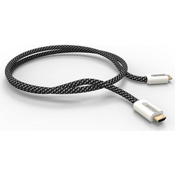 Norstone Καλώδιο HDMI 2.0 Braided HDMI Male to HDMI Male 3m Black White NORJURHDM300