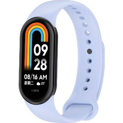 Techsuit Watchband W014 Λουράκι Σιλικόνης Serenity Blue (Xiaomi Smart Band 8 / 9 / 10)
