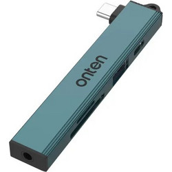 Onten UC56S USB Hub 3.0 USB-C με 5 Θύρες USB-A / USB-C / Card Reader